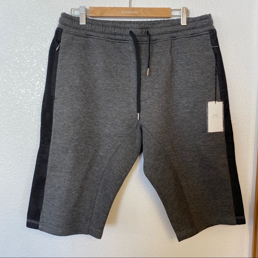 NWT STAMPD Neoprene mesh insert shorts, XXL